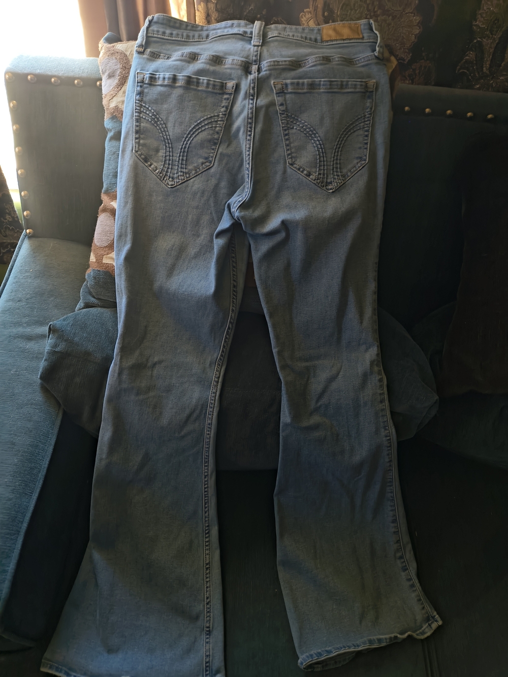 Hollister Women's Light Wash Bootcut Jeans